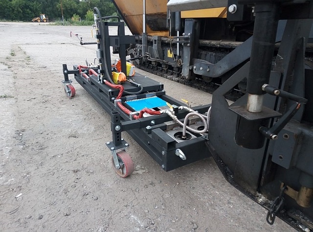 Установка инфракрасного нагрева на асфальтоукладчик ИКН SP-100